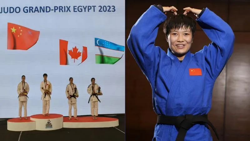 埃及运动员表现卓越，登上领奖台